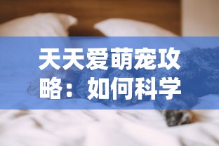 天天爱萌宠攻略：如何科学养育并提高宠物健康水平的详细介绍与实用建议